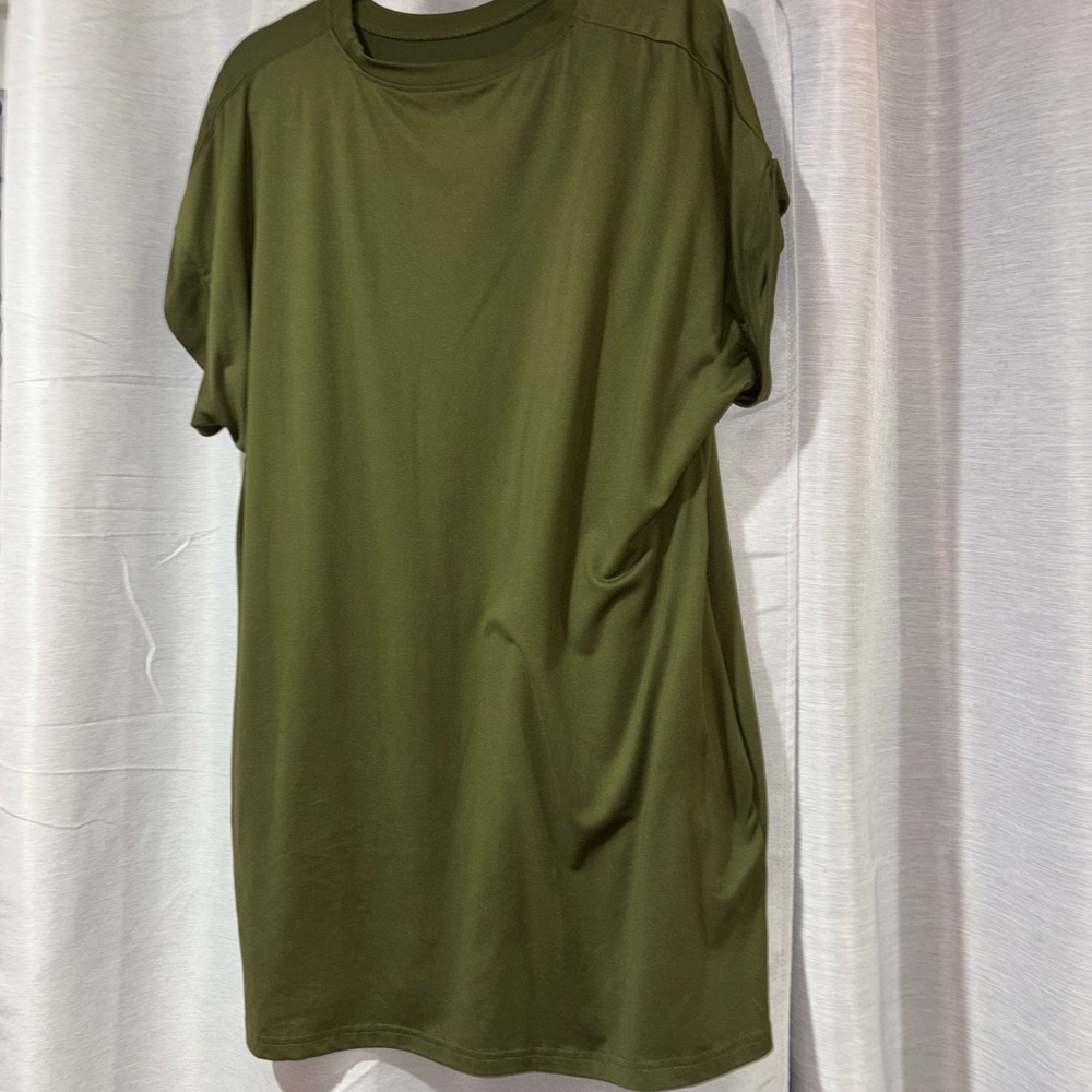 Olive Green T-Shirt dress